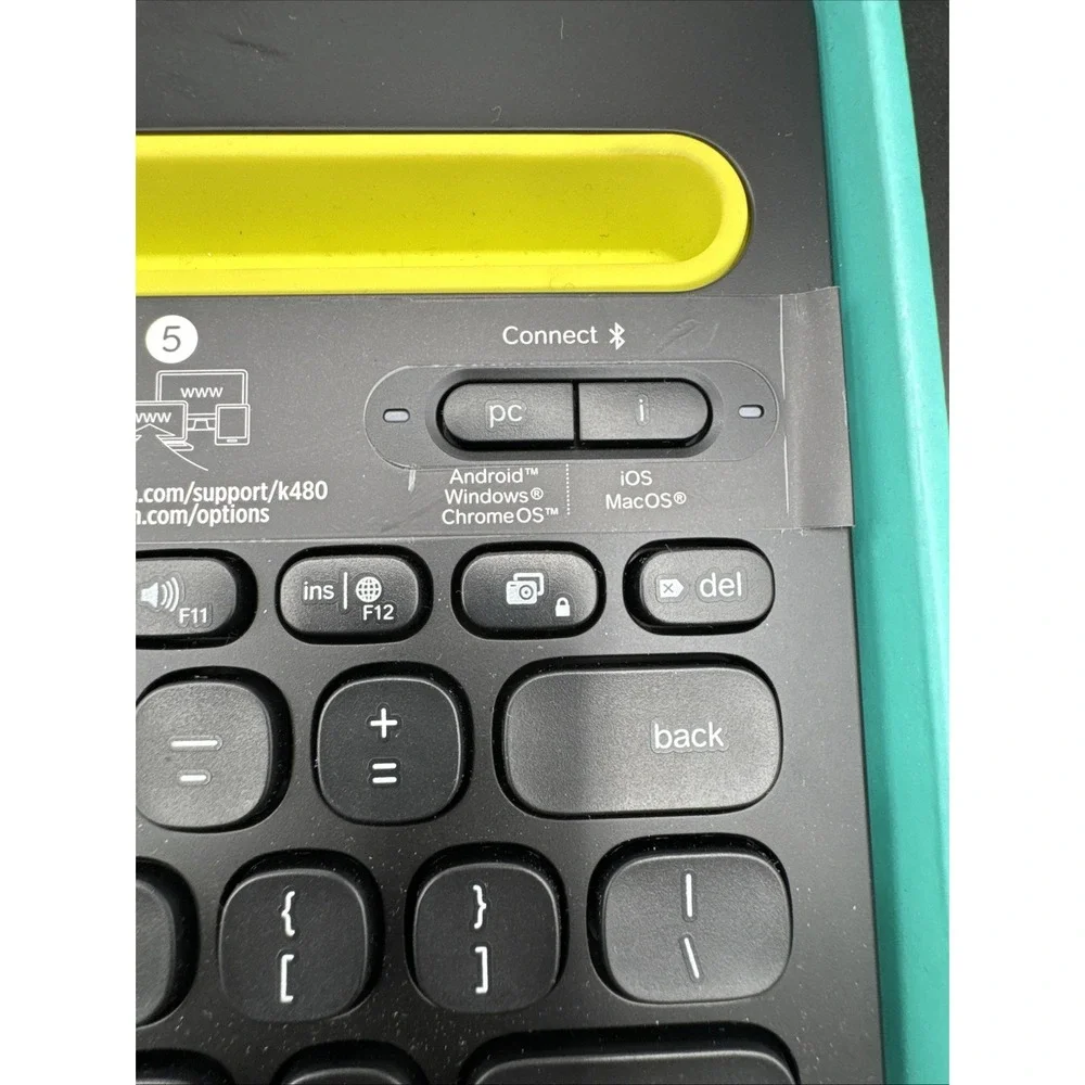 Logitech K480 Bluetooth Multi-Device Keyboard | Black | iOS | Windows